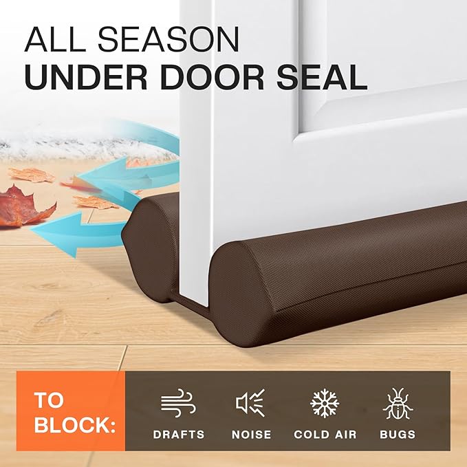 2 Pack Under Door Draft Stopper - Image 2