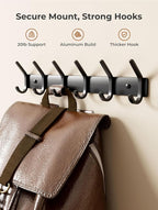 Coat Rack Wall Mount Hooks - Image 3