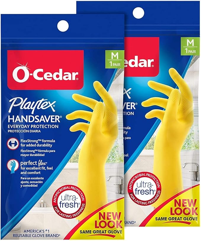 PLAYTEX HandSaver Rubber Gloves by Playtex