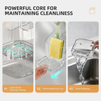 Minimalist Sponge Holder for Kitchen Sink, 3 Slots Sink Caddy - Image 4