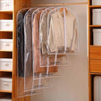 Garment Bags for Hanging Clothes, Plastic Dustproof Suit Bag, Coat Protector - Image 2