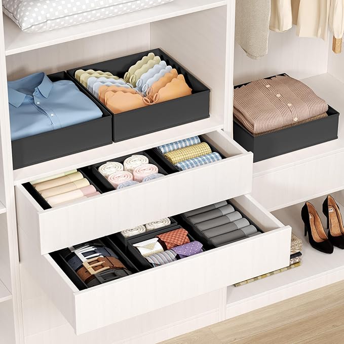 DIMJ Drawer Organizer Clothes - Image 4