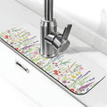 Wildflowers Floral Flower Kitchen Sink Splash Guard Faucet Mat Super Absorbent by Unknown