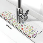 Wildflowers Floral Flower Kitchen Sink Splash Guard Faucet Mat Super Absorbent by Unknown
