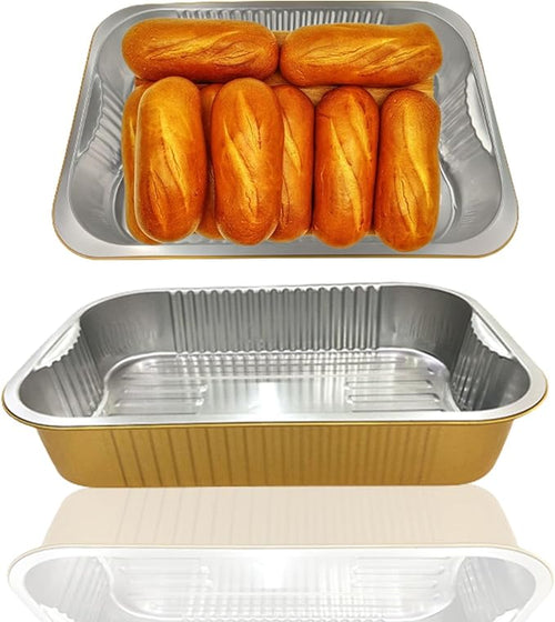 13 "x9 Aluminum foil Lasagna Pans, grill tray, sturdy disposable aluminum pan by SuiXinCookWelcomeWishyouhappybuy