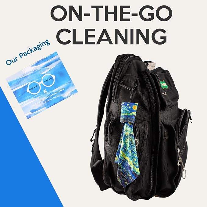 Glasses Cleaning Cloth, Family Pack Microfiber Eye Glass Clean Cloths Cleaner - Image 8
