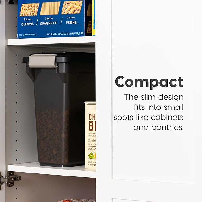 IRIS USA Dog Food Storage Container, Airtight Lid, Versatile Pet Food Bin - Image 9
