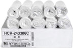 Aluf Plastics High Density Trash Bags, 16 Gallon, 6 Micron, by AlufPlastics
