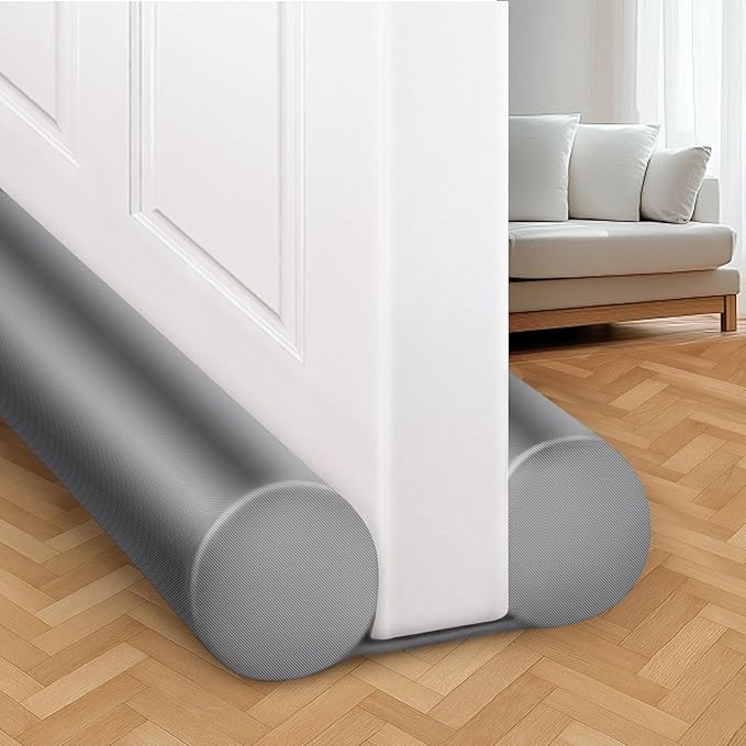 MAXTID Large Door Draft Blocker 30" Grey Bottom Door Draft Stoppers - Image 8