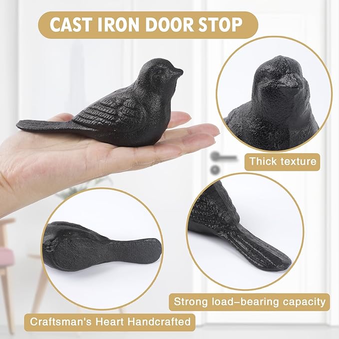 Notakia Cast Iron Heavy Duty Door Stopper - Image 2