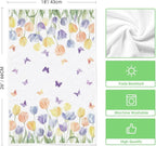 Artoid Mode Tulip Butterfly Floral Spring Kitchen Towels Dish Towels, 18x26 - Image 6