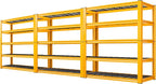 REIBII Garage Shelving Load 3200LBS, 5-Tier Storage Shelves, Adjustable Heavy Duty Metal Shelving Unit for Pantry, Basement, Warehouse, 72" H x 36" W x 16" D H, 3PC by REIBII