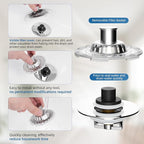 Universal Bathtub Drain Stopper Shower Drain Hair Catcher - Image 4