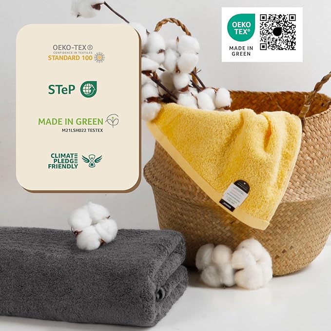 SEMAXE 4-Pack Luxury Bath Towels - Image 3