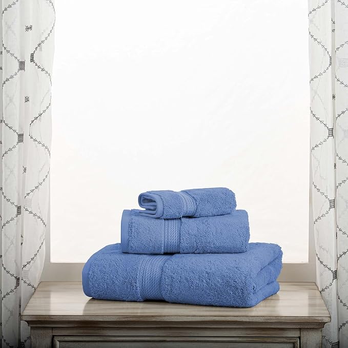 SUPERIOR Solid Egyptian Cotton Towel Set, Hand Towel 20” x 30”, Bath Towel 30” - Image 6