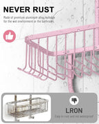 Pink Shower Caddy for Bathroom - Image 4
