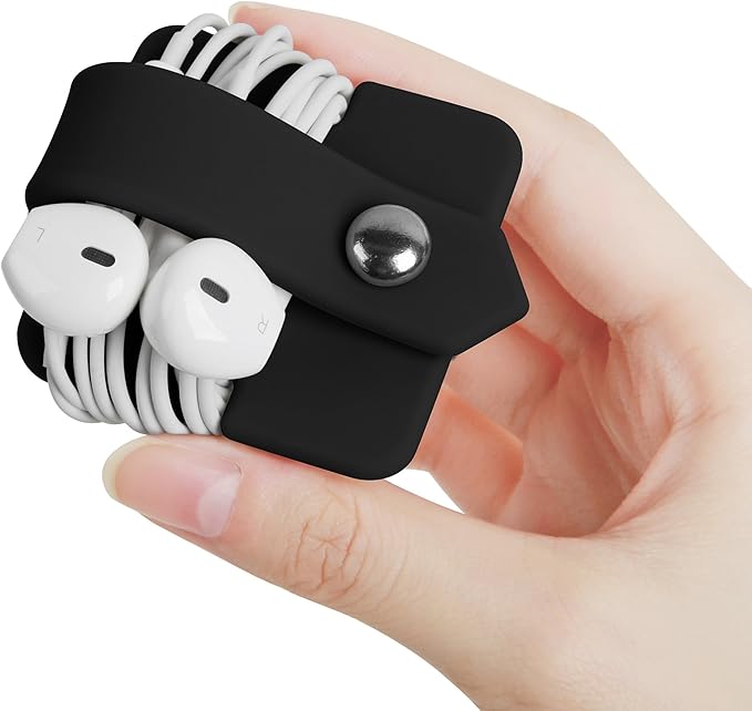 Cord Organizer Earbuds Holder Earphones Wrap Headset Headphone Wrap Winder Cord - Image 3