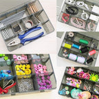 2 Pack Plastic Storage Organizer Box, Storage Container, Jewelry Organizer - Image 4