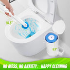 KOKL Disposable Toilet Bowl Wand Refills, Toilet Brushes and Holder, Disposable - Image 7