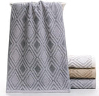 Pidada Hand Towels Set of 2 Diamond Pattern 100% Cotton Absorbent Soft - Image 5