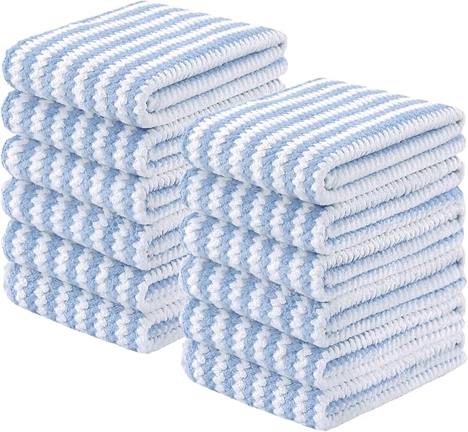 Homaxy Kitchen Towels, Ultra Soft and Absorbent Dish Towels, Reusable Fast by Homaxy