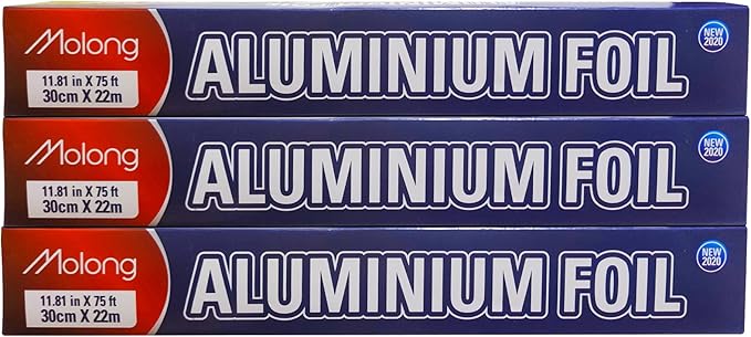 Aluminum Foil Wrap 75 Feet Long Heavy Duty Food Foil Wrap Kitchen Rap Suitable by MGENLONG