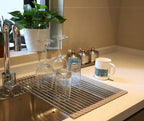 Ahyuan Roll up Dish Drying Rack Over The Sink Kitchen Roll up Sink Drying Rack - Image 4