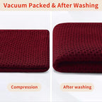 Homaxy 100% Cotton Waffle Weave Kitchen Dish Towels, Ultra Soft Absorbent Quick - Image 8