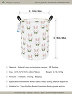Round waterproof laundry basket, foldable storage basket, laundry Hampers - Image 2