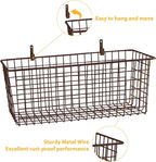 2 Sets Extra Large Hanging Wall Basket, WallmountedFruit Vegetable Toy Snack - Image 3