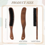 Patelai 2 Pcs Horsehair Felt Hat Brush Kit Lint Brush - Image 3