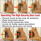 Prime-Line U 11126 Door Reinforcement Lock – Add Extra, High Security to your - Image 5