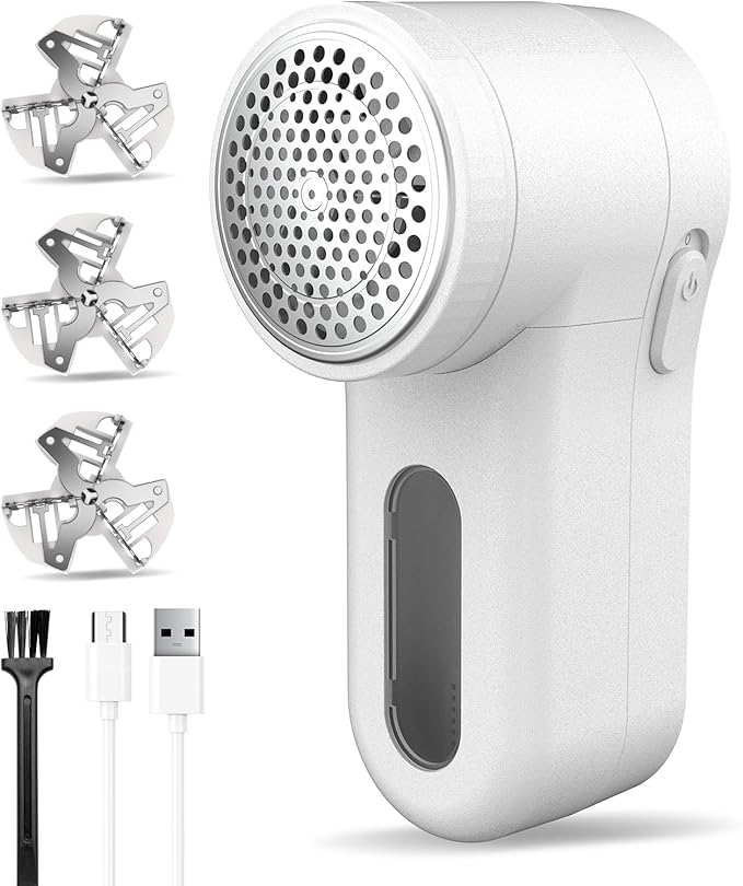 Fabric Shaver, Lint Remover Rechargeable, Electric Portable Sweater Defuzzer by BESTMOUMENTCoolingSolutions