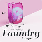Handy Laundry Collapsible Mesh Pop Up Hamper - Image 2