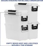 Sheffield 12793 2-Pack Ammo Storage Box, Stackable .30 Cal Field Boxes - Image 6