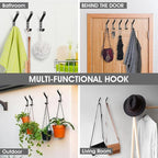 GlazieVault Coat Hooks Wall – Door Hooks - Image 6