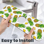 Pineapple Summer Pineapples Kitchen Sink Splash Guard Faucet Mat Super - Image 6