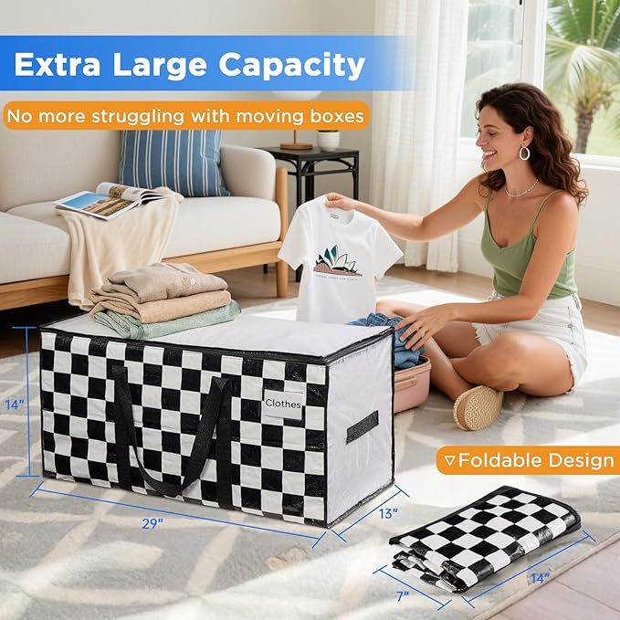 Extra Large Moving Bags Heavy Duty Storage Bags - Image 2