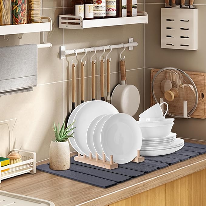 2 PCS Quick Dry Stone Dishes Mats - Image 7