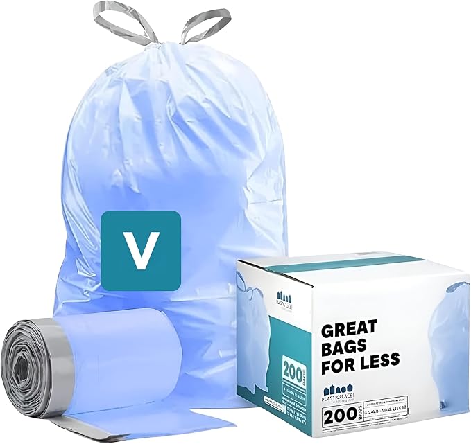 Plasticplace Custom Fit Trash Bags, Compatible by Plasticplace