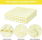 Nialnant 8 Pcs Kitchen Dish Rags, 100% Cotton Kitchen Towels Soft Absorbent - Image 3