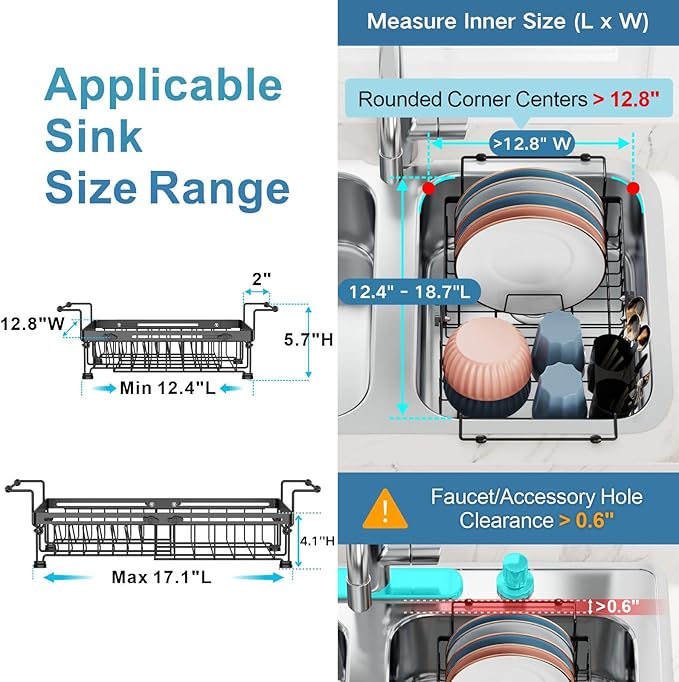 iSPECLE Expandable Dish Drying Rack - Image 3