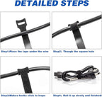 OneLeaf 80PCS Reusable Cable Ties, Data Centers - Image 8