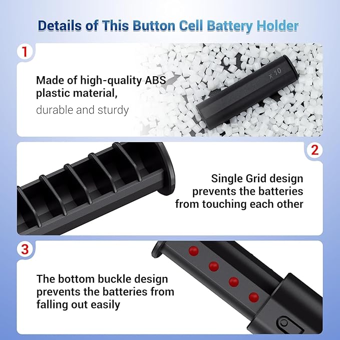 LR41 Battery Holder, AA Size Coin Cell Battery Case - Image 5