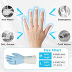 Household Rubber Gloves Non-Slip Dishwashing Cleaning - Image 5