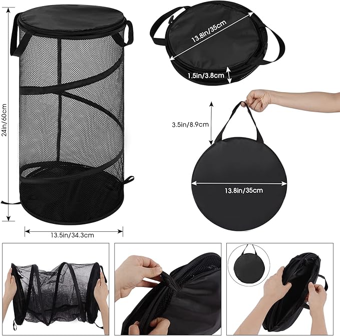BATTOO Large Collapsible Laundry Basket - Image 2