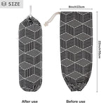 Plastic Bag Holder, Wall Mount Plastic Bag Organizer, Shopping Bags Carrier - Image 2