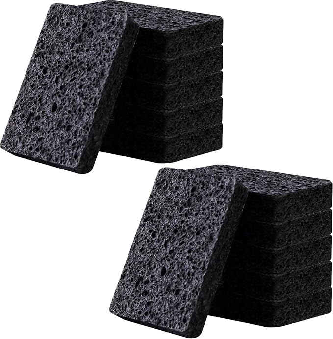 12 - Pack Non-Scratch Scrub Sponges - Sponges by Mainlyrunmakeupsuppliers