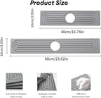 Sink Faucet Mat Splash Guard, Stone Quick Dry Faucet Mat - Image 2