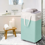 Goodpick Laundry Basket with Wheels, 75L Laundry Hamper with Wheels, Large - Image 7